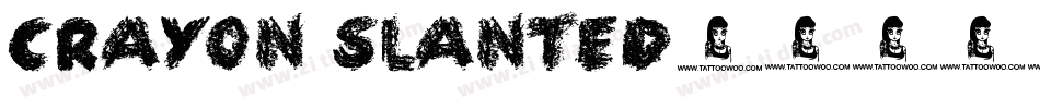 Crayon Slanted字体转换